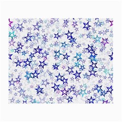 Christmas Stars Background Small Glasses Cloth by Posterlux