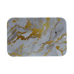 Marble Pattern Open Lid Metal Box (silver)   by Posterlux