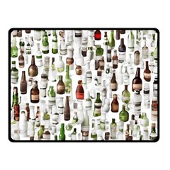 Bottle Chic Print Patterns Fleece Blanket (small) by BellaVistaTshirt02