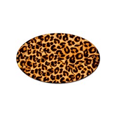 Giraffe Texture, Close-up, Giraffe Skin Texture Sticker (oval) by kyorashop23