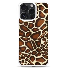 Giraffe Texture, Macro Iphone 15 Pro Max Tpu Uv Print Case by kyorashop23