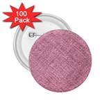 Pink Fabric Texture, Knitted Pink Texture, 2.25  Buttons (100 pack)  Front