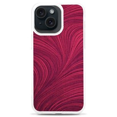 Purple Fabric Texture, Fabric Backgrounds With Lines Iphone 15 Plus Tpu Uv Print Case by kyorashop23