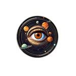 Eye of the Universe (AI) Hat Clip Ball Marker (10 pack) Front