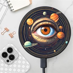 Eye Of The Universe (ai) Wireless Fast Charger(black) by dflcprintsclothing