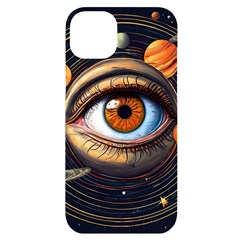 Eye Of The Universe (ai) Iphone 14 Plus Black Uv Print Case by dflcprintsclothing