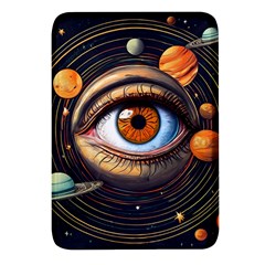 Eye Of The Universe (ai) Rectangular Glass Fridge Magnet (4 Pack) by dflcprintsclothing