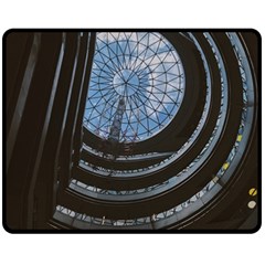 Building Ceiling Structure Dome Fleece Blanket (medium) by Apenda