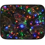 Christmas Lights Fleece Blanket (Mini) 35 x27  Blanket