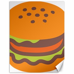 Hamburger Canvas 12  X 16  by anzea