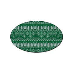 Christmas Knit Digital Sticker (oval) by Mariart