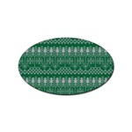 Christmas Knit Digital Sticker (Oval) Front