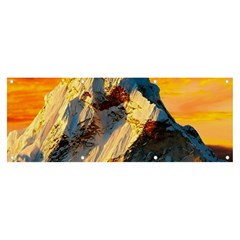 Himalaya Nature Mountain Banner And Sign 8  X 3  by Bedest