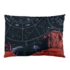 Astrology Surreal Surrealism Trippy Visual Art Pillow Case by Bedest