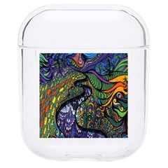 Psychedelic Digital Art Artwork Landscape Colorful Hard Pc Airpods 1/2 Case by Bedest