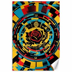 Therose Canvas 12  X 18  by DaMorClothingCompany