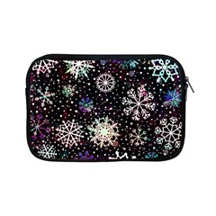 Shiny Winter Snowflake Abstract Christmas Cold Crystal December Apple Ipad Mini Zipper Cases by Bedest