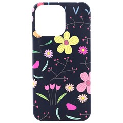 Foliage Pattern, Adorable Beautiful Iphone 15 Pro Max Black Uv Print Pc Hardshell Case by kyorashop23