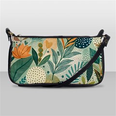 Leaves Pattern Flora Shoulder Clutch Bag by Salmanaz77