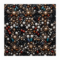 Pearls And Stones Medium Glasses Cloth (2 Sides) by dedoma