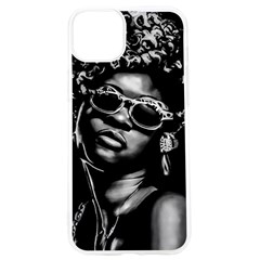 Afro Beauty Woman Portrait (ai+human) Iphone 15 Pro Tpu Uv Print Case by dflcprintsclothing