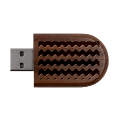 Halloween Wavy 20240926 161241 0000 Wood Oval Usb Flash Drive by Safari