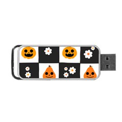 Seamless Halloween Pattern With Smiling Pumpkin 20240926 161714 0000 Portable Usb Flash (one Side) by Safari