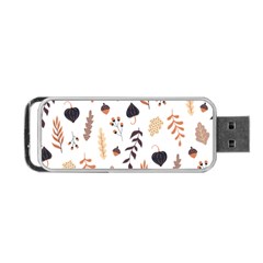 Autumn Seamless Leaves Pattern  Portable Usb Flash (one Side) by Safari