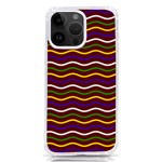 Multicolor Wave Pattern iPhone 14 Pro Max TPU UV Print Case Front