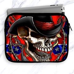 Confederate Flag Usa America United States Csa Civil War Rebel Dixie Military Poster Skull Apple Ipad 2/3/4 Zipper Cases by Ket1n9