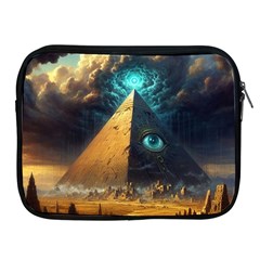 Mystic Blue Pyramid Art Apple Ipad 2/3/4 Zipper Cases by ExtraAwesomeSauce