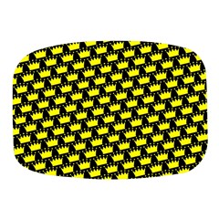 Royalty Inspired Crown Pattern Mini Square Pill Box by ExtraAwesomeSauce