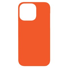 An Orange Background With A Black Border Iphone 14 Pro Max Black Uv Print Case by catchydesignhill