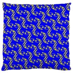 Eye of Horus Pattern Standard Premium Plush Fleece Cushion Case (Two Sides) Back