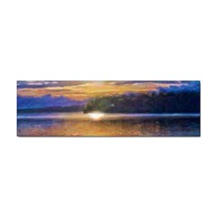 Serene Sunset Over Water Sticker (bumper) by ExtraAwesomeSauce