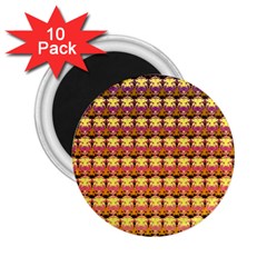 Gradient Lion Head Pattern 2 25  Magnets (10 Pack)  by ExtraAwesomeSauce