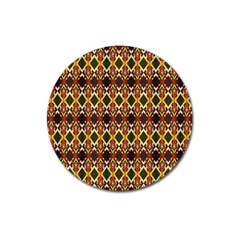 Colorful Geometric Pattern Design Magnet 3  (round) by ExtraGoodSauce