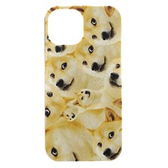 Doge , Memes Iphone 15 Plus Black Uv Print Pc Hardshell Case by kyorashop23