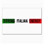 Strong Italian Energy Postcard 4 x 6  (Pkg of 10) Front