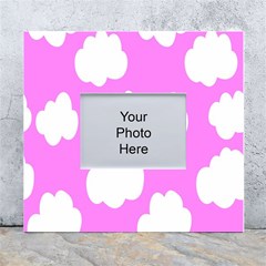 Purple Clouds White Wall Photo Frame 5  X 7  by ConteMonfrey