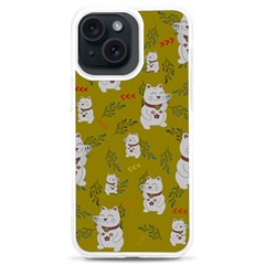 Super Lucky Cat Iphone 15 Plus Tpu Uv Print Case by GeekLover