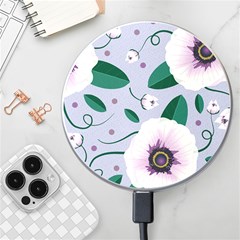 Flowers Petals Blossom Flora Wireless Fast Charger(white) by Apenda