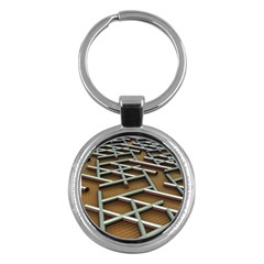 0118 F Expression Of Structure Large Key Chain (round) by geonetique