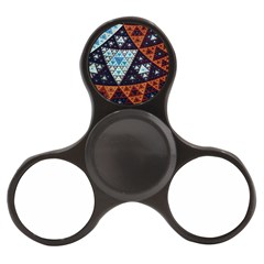 Fractal Triangle Geometric Abstract Pattern Finger Spinner by Cemarart