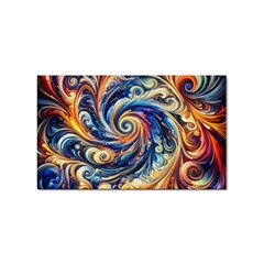 Colorful Motion Abstract Art Sticker Rectangular (10 Pack) by ExtraAwesomeSauce