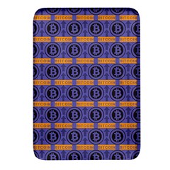 Bitcoin Logo Pattern Rectangular Glass Fridge Magnet (4 Pack) by ExtraAwesomeSauce