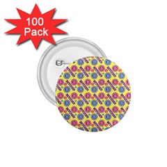 Colorful Bitcoin Pattern 1 75  Buttons (100 Pack)  by ExtraAwesomeSauce