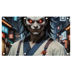 Demon Samurai Banner And Sign 7  X 4  by AwesomeSauce