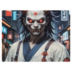 Demon Samurai Two Sides Premium Plush Fleece Blanket (baby Size) by AwesomeSauce