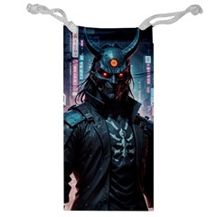 Cyberpunk Demon Samurai Jewelry Bag by AwesomeSauce